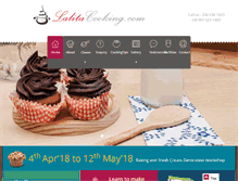 Tablet Screenshot of lalitacooking.com